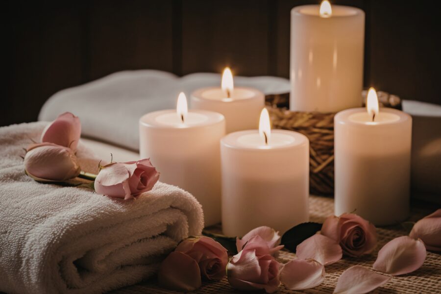 Relax With Aromatherapy Bath Candles