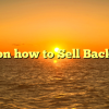Tips on how to Sell Backlinks